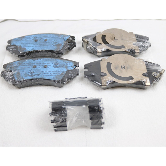 Front Disc Brake Pad Set w/ Clips for 2014-17 Chevrolet Caprice V6 V8, 171-1083 - Picture 2 of 7